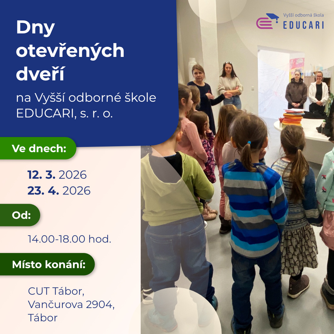 Dny otevřených dveří na Vyšší odborné škole EDUCARI